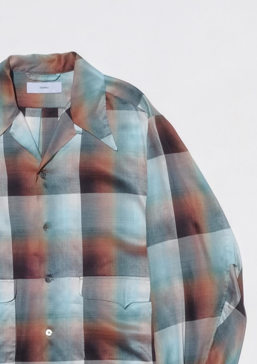 SUGARHILL（シュガーヒル）のOmbre Panama Open-collar Shirt（シャツ