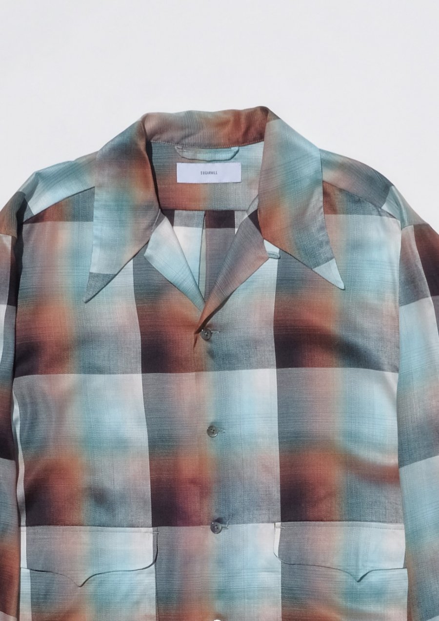 SUGARHILL（シュガーヒル）のOmbre Panama Open-collar Shirt（シャツ