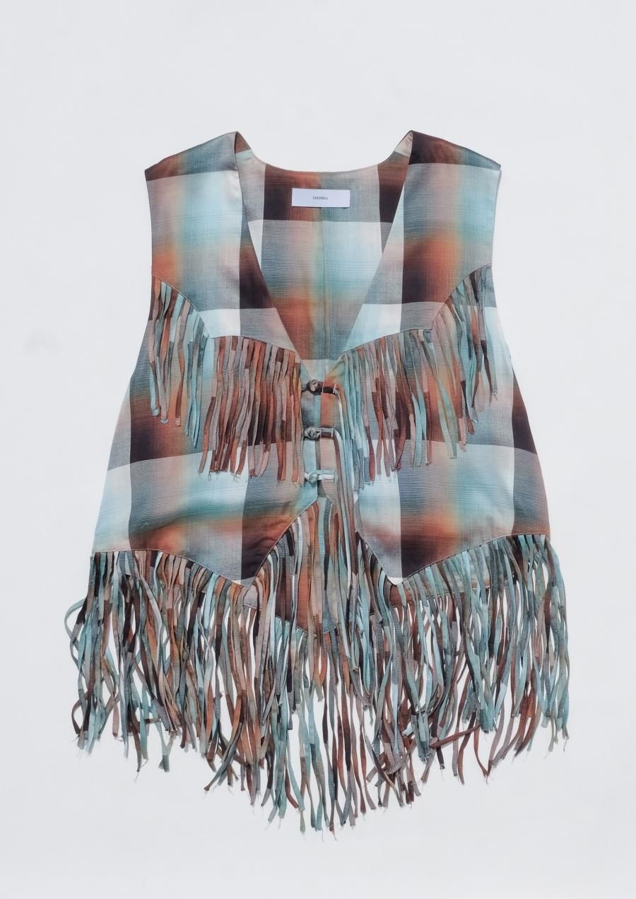 SUGARHILL（シュガーヒル）のOmbre Panama Fringe Vest（ベスト）の 