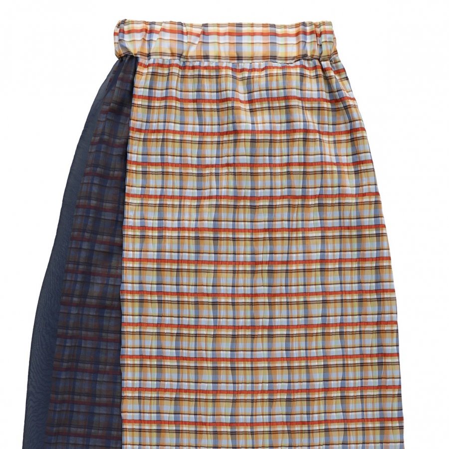 BELPER（ベルパー）のPLEATED SKIRT-MADRAS CHECK