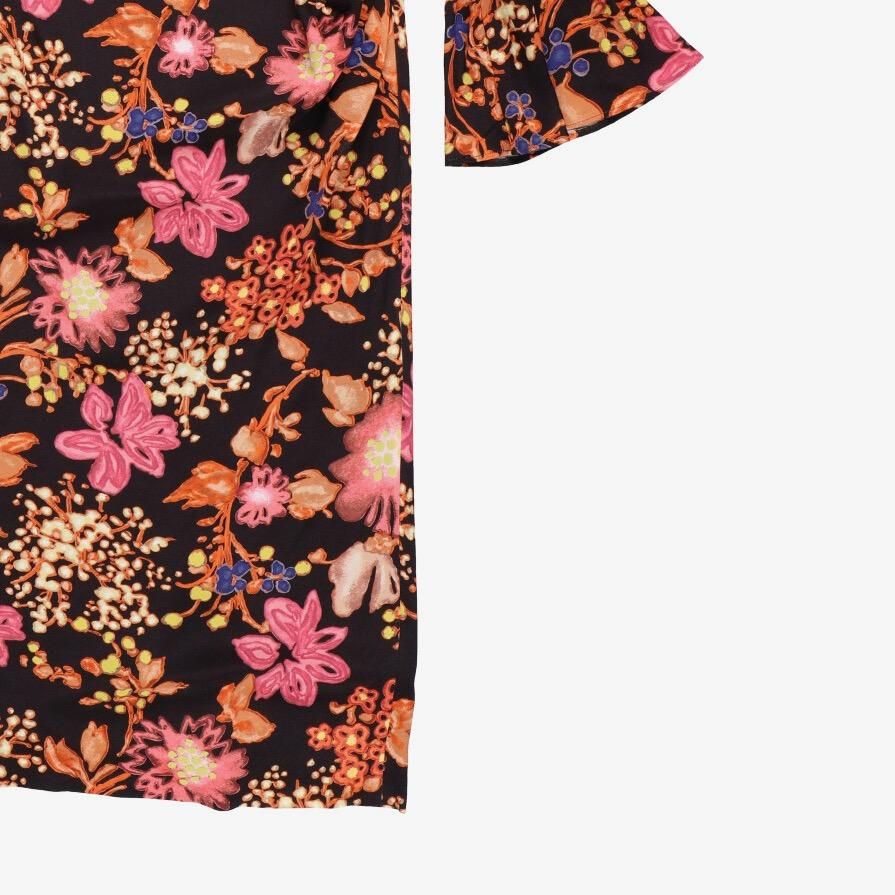 BELPER（ベルパー）のFLARE CUFFS DRESS BLACK（ワンピース）の