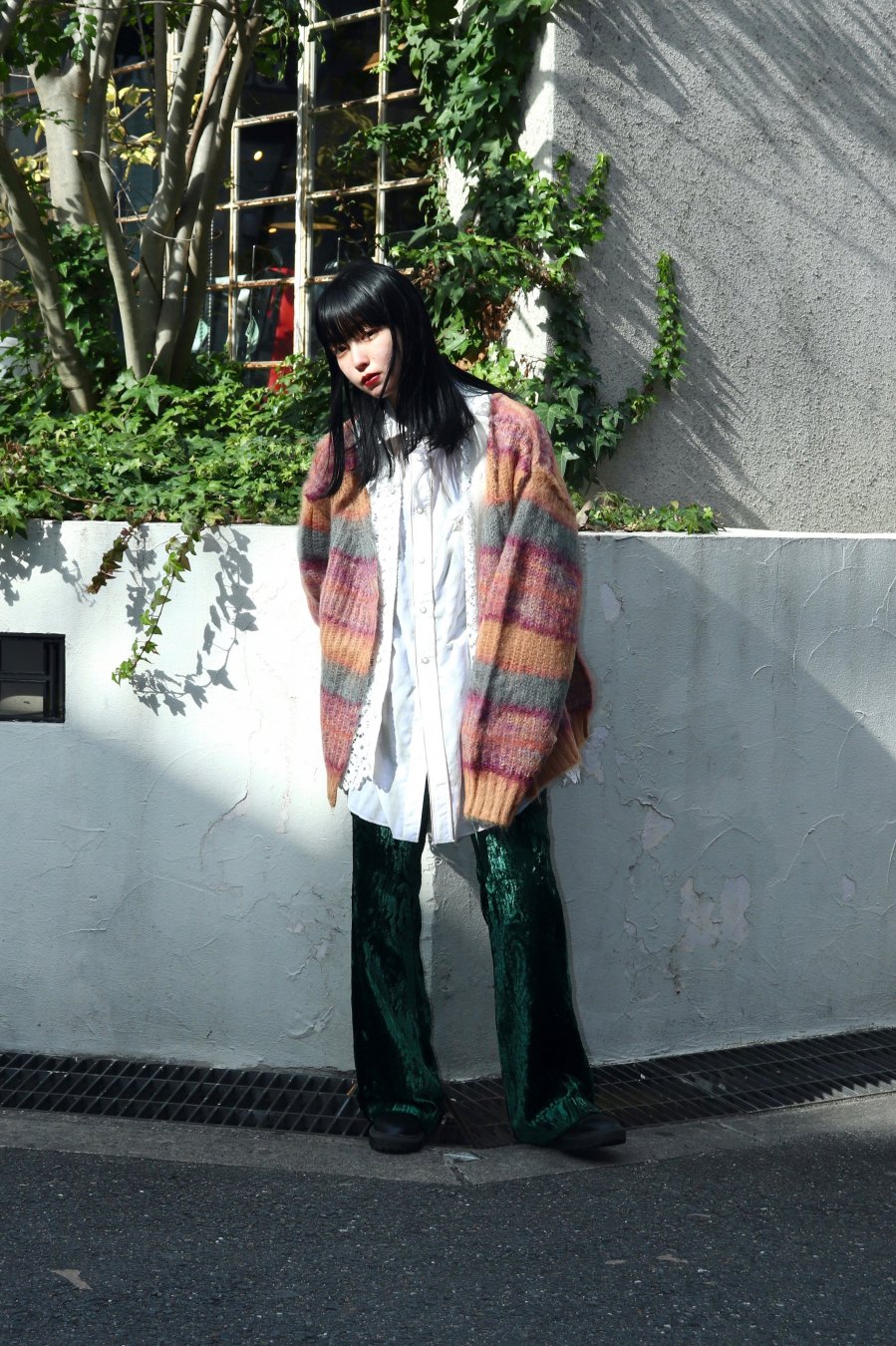 BELPER（ベルパー）のVELVET PANTS GREEN（パンツ）の通販サイト-大阪