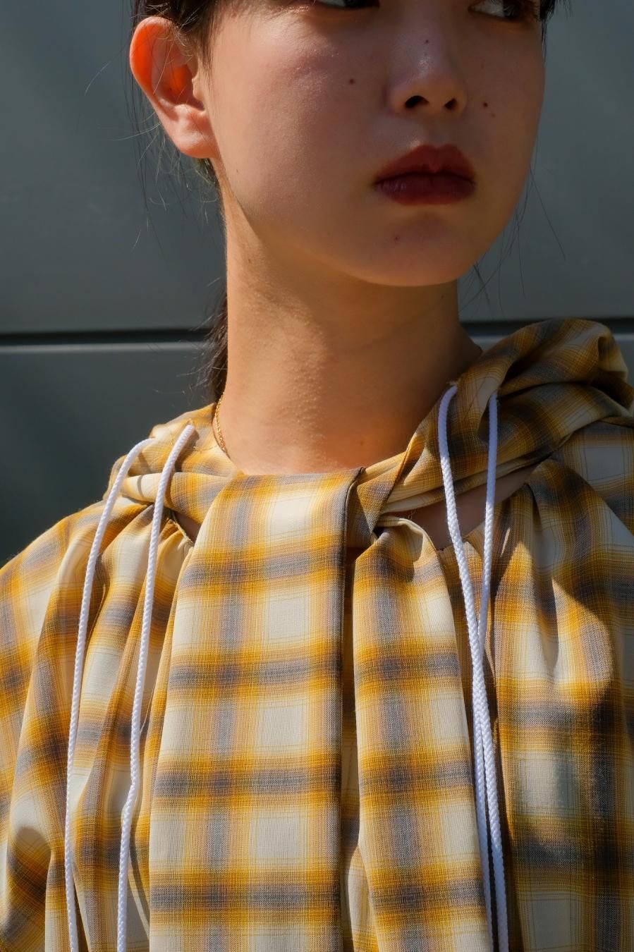 BELPER(ベルパー)のOMBRE PLAID HOODIE DRESS(ワンピース)の通販 ...