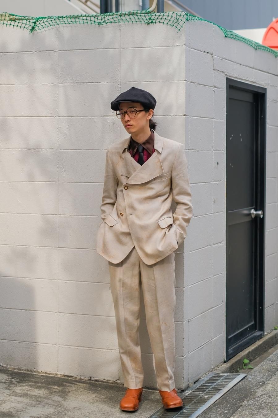 nobuyuki matsui one tuck slacks 松井信之