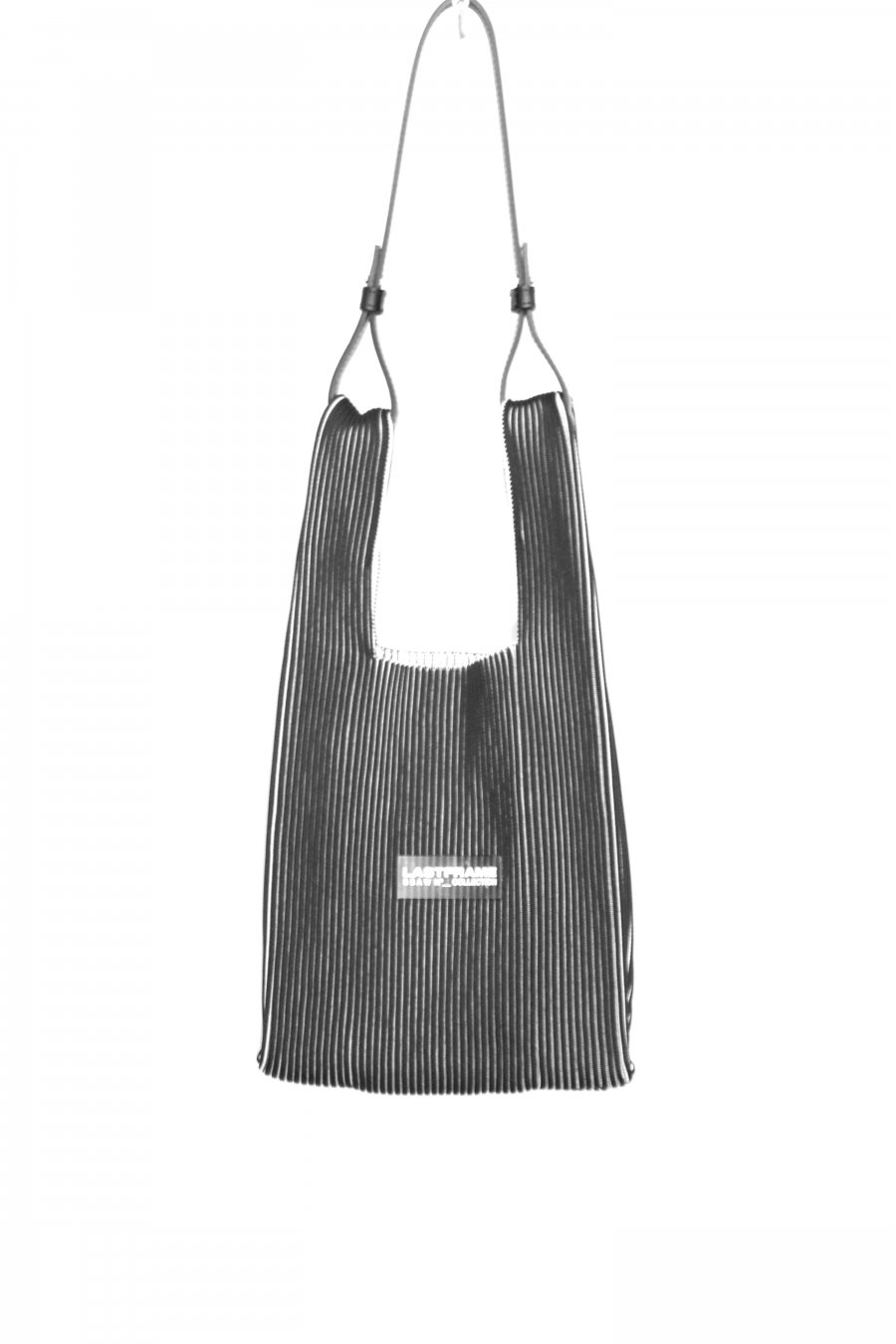 LASTFRAME(ラストフレーム)のTWO TONE MARKET BAG SMALL BLACK x IVORY ...