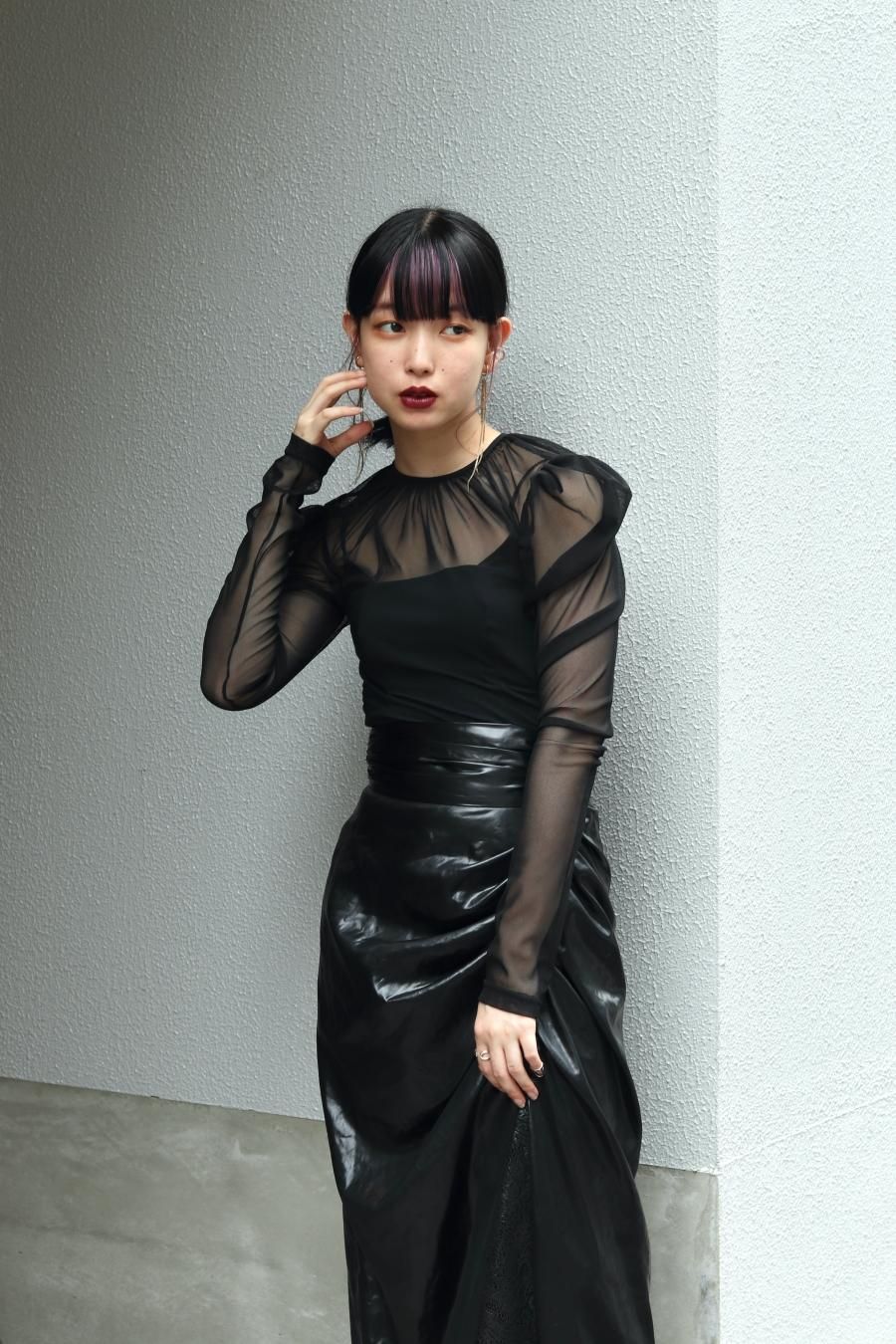 FETICO（フェティコ）のTulle combined body suit（トップス）の通販