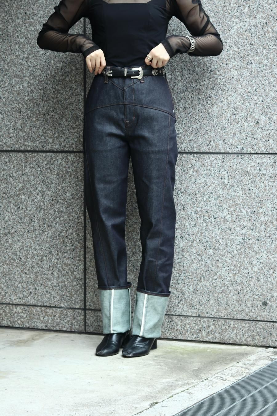 FETICO（フェティコ）の12oz Highrise Coated Jeans（デニムパンツ）の ...