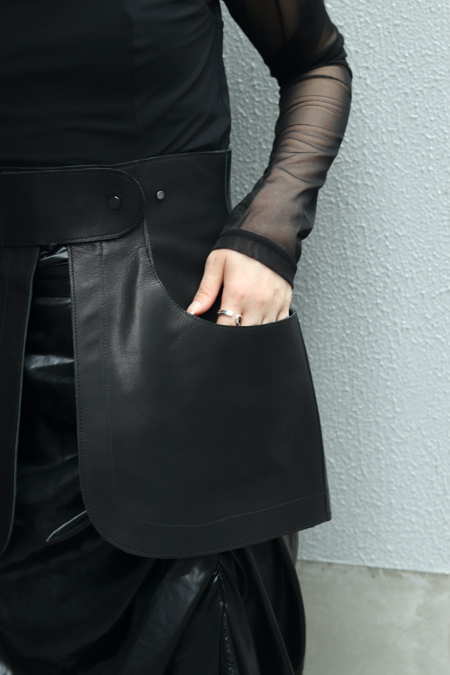 FETICO（フェティコ）のLeather circle cut apron（エプロン）の通販サイト-大阪 堀江 PALETTE art  alive（パレットアートアライヴ）-