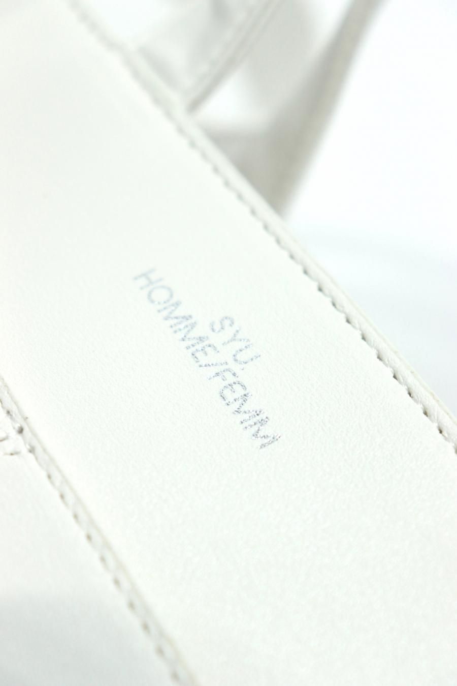 SYU.HOMME/FEMM（シュウ オム フェム）のMidium Tote bag WHITE