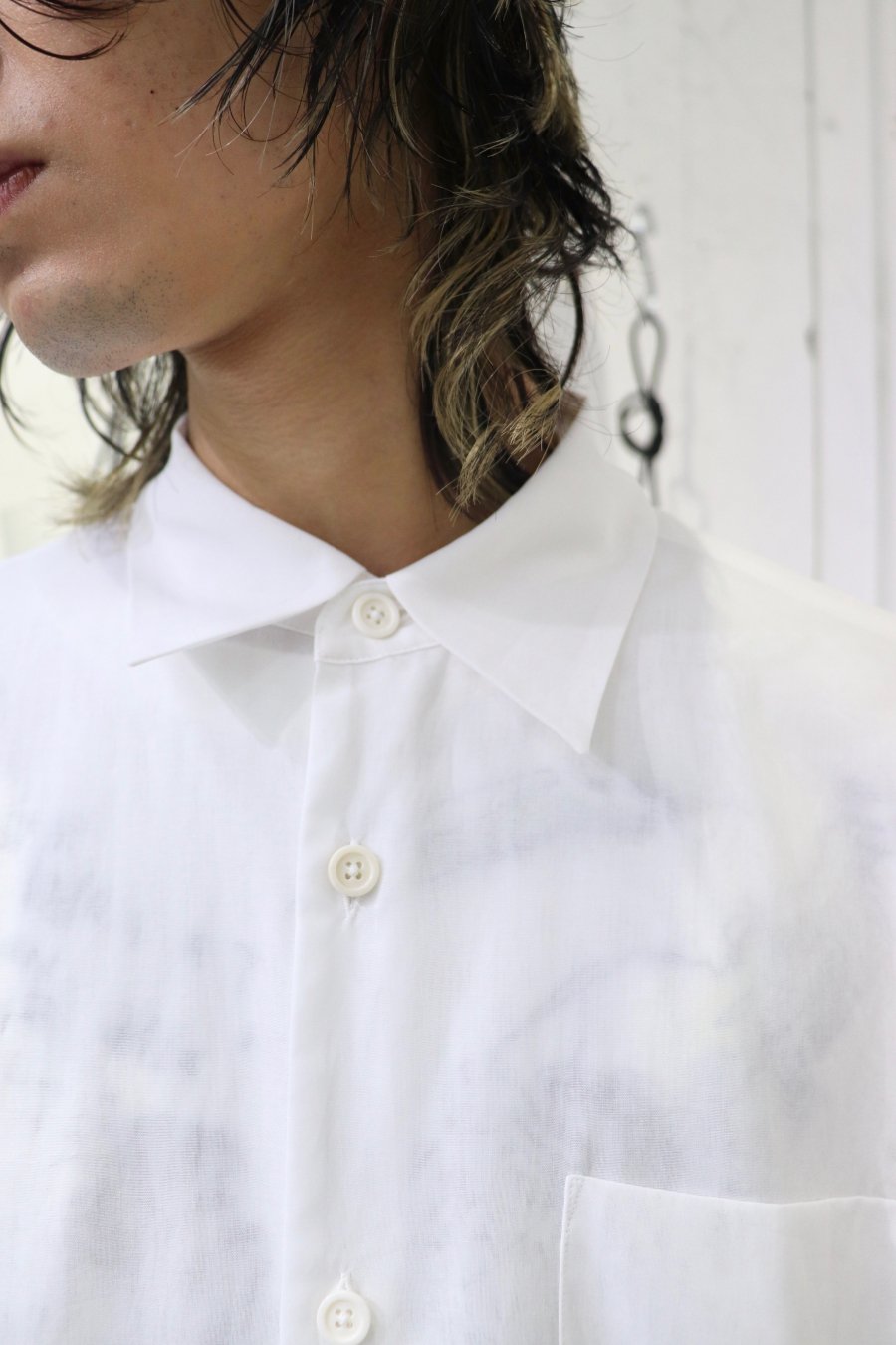 soe（ソーイ）のDouble Layered Shirts WHITEの通販サイト-大阪 堀江