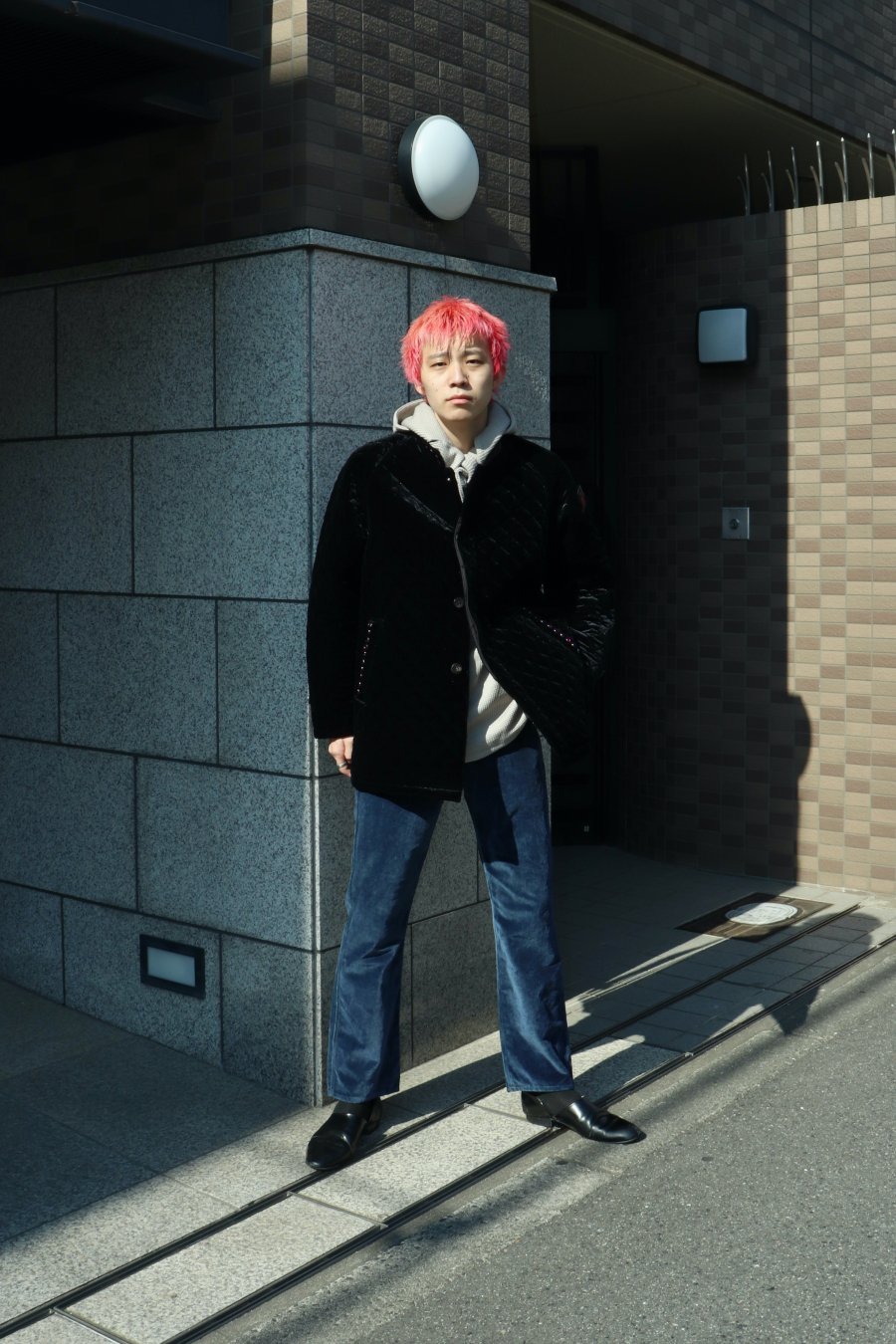 SYU.HOMME/FEMM（シュウ オム フェム）のHoodie scarf long sleeve L.GRAY（パーカー）の通販サイト-大阪  堀江 PALETTE art alive（パレットアートアライヴ）-