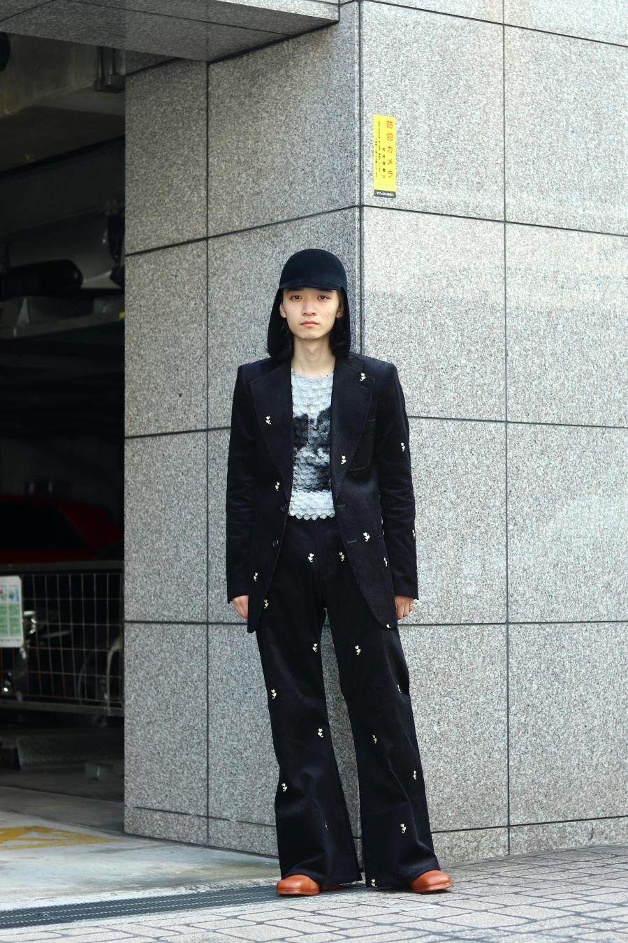 MASU（エムエーエスユー）のSEAMLESS BELL BOTTOM TROUSERS BLACKの