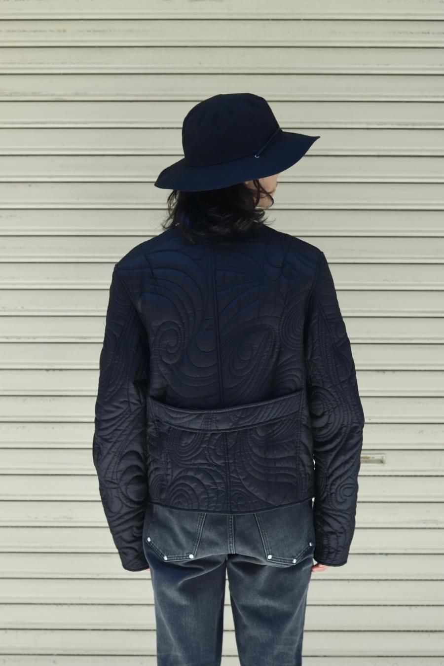 よろしくお願いいたしますMASU PSYCHEDELIC QUILTING BLOUSON black