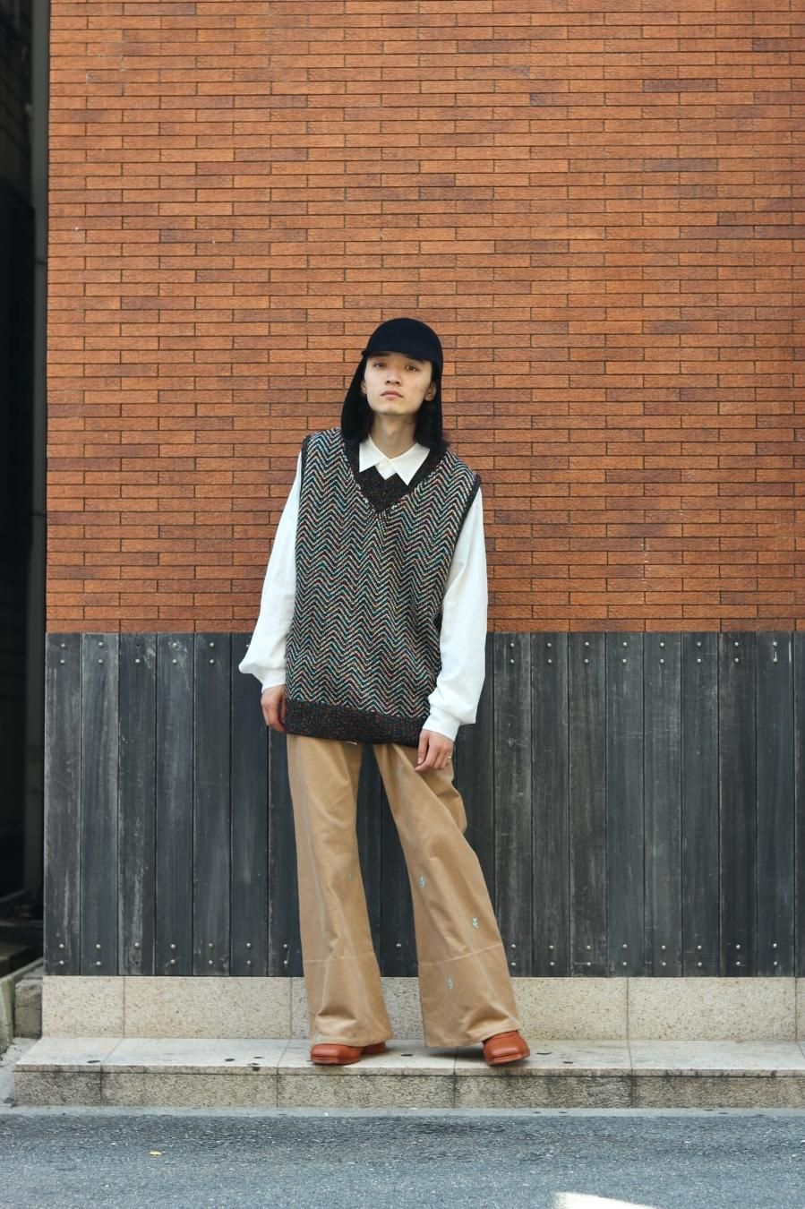 美品】MASU CANDY LONG KNIT VEST-