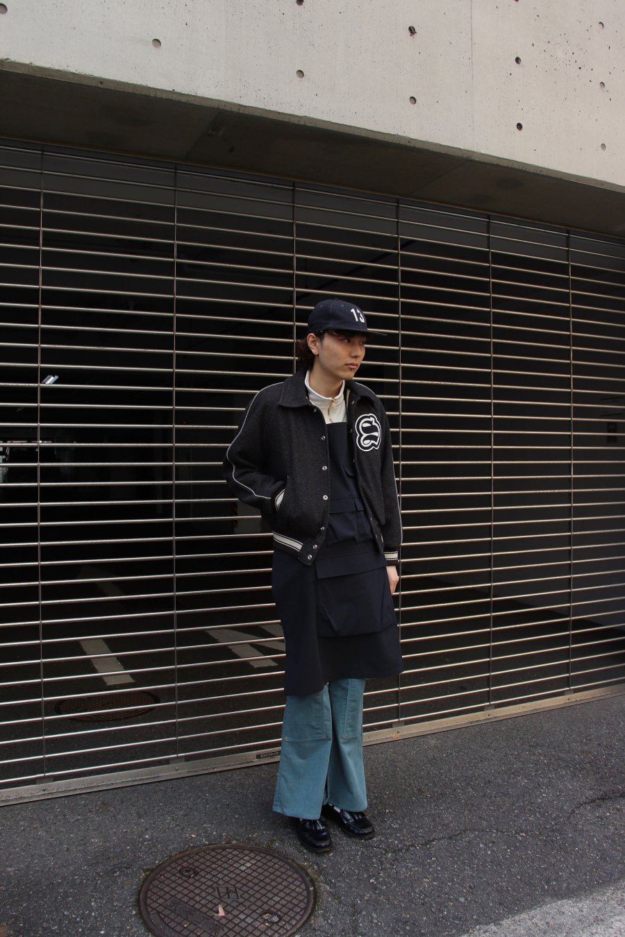 SUGARHILL（シュガーヒル）のCORDUROY BELL BOTTOM DENIM PANTS BLUEの