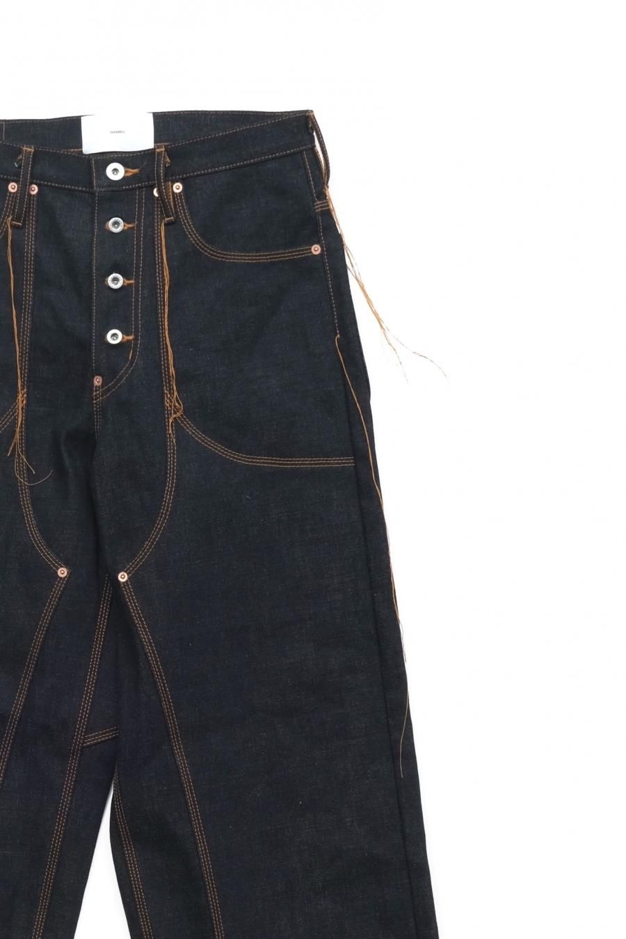 SUGARHILL DOUBLE KNEE LOOSE THREAD DENIMよろしくお願い致します