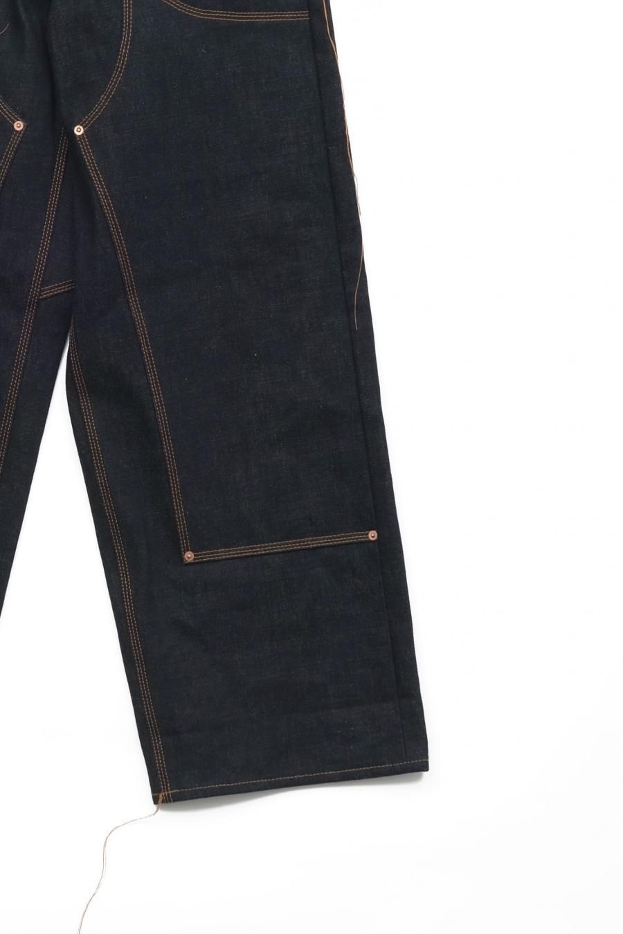 SUGARHILL LOOSE THREAD DOUBLE KNEE DENIM