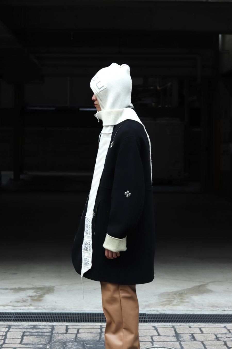 2024年春の ピーコート MASU ZIP-UP CLOVER STUDS COAT ピーコート