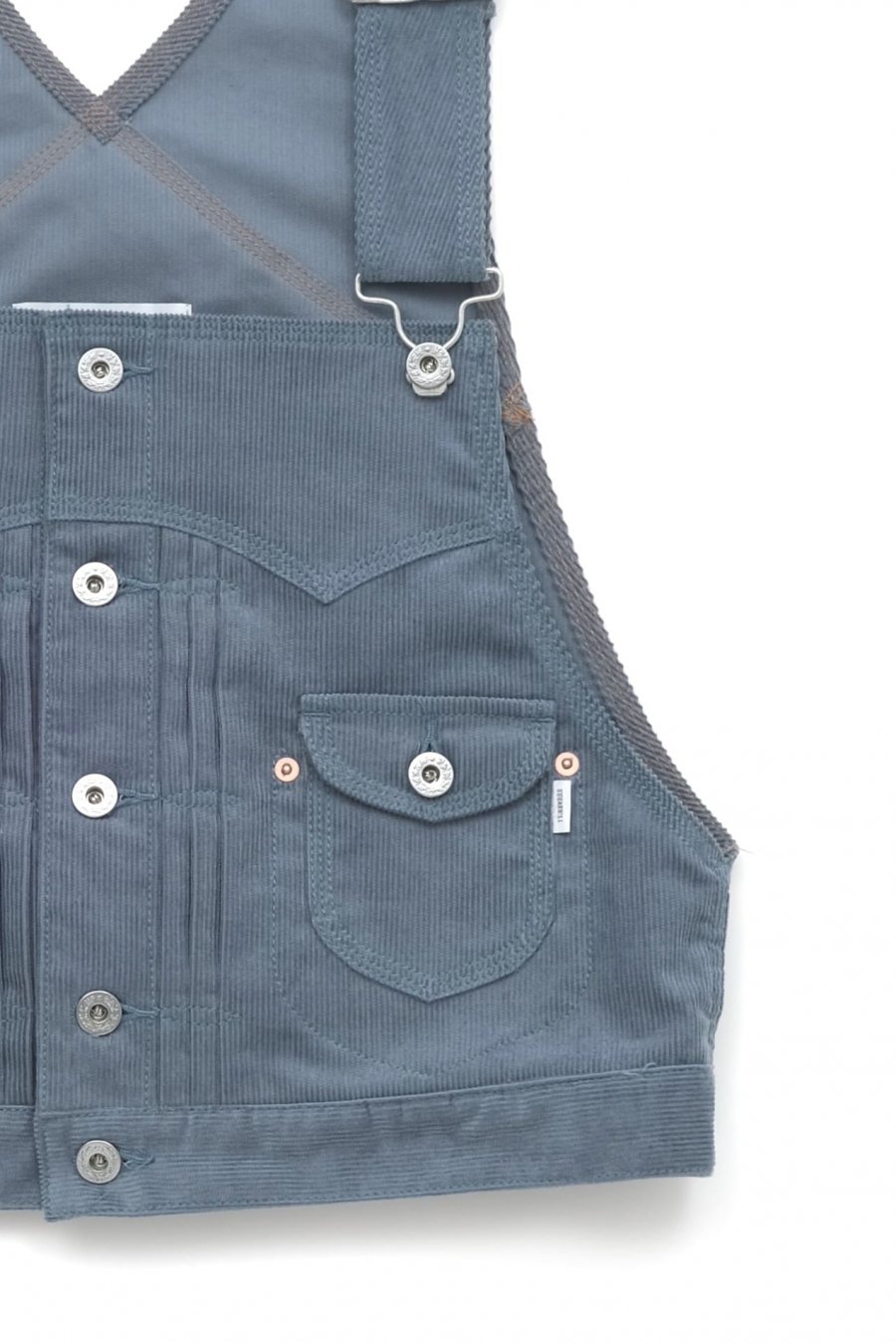 SUGARHILL（シュガーヒル）のCORDUROY VEST BLUEの通販サイト-大阪