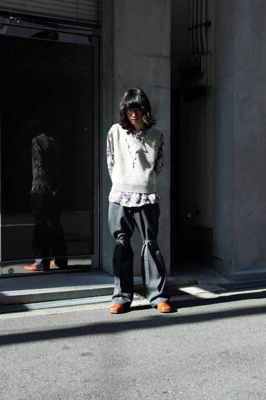 JOHN MASON SMITH（ジョンメイソンスミス）のWOOL SATIN FRENCH ARMY OVERPANTS GRAYの通販サイト-大阪  堀江 PALETTE art alive（パレットアートアライヴ）-