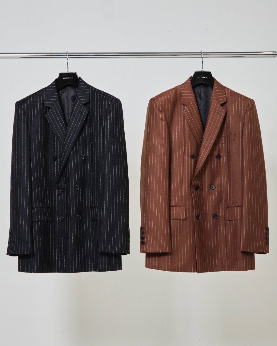 LITTLEBIG（リトルビッグ）の6B Double Breasted Jacket Black or Brown（ジャケット）の通販サイト-大阪  堀江 PALETTE art alive（パレットアートアライヴ）-