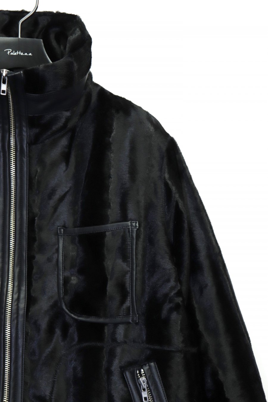 LEH（レー）のFake Far Zip BL BLACK（ジャケット）の通販サイト-大阪