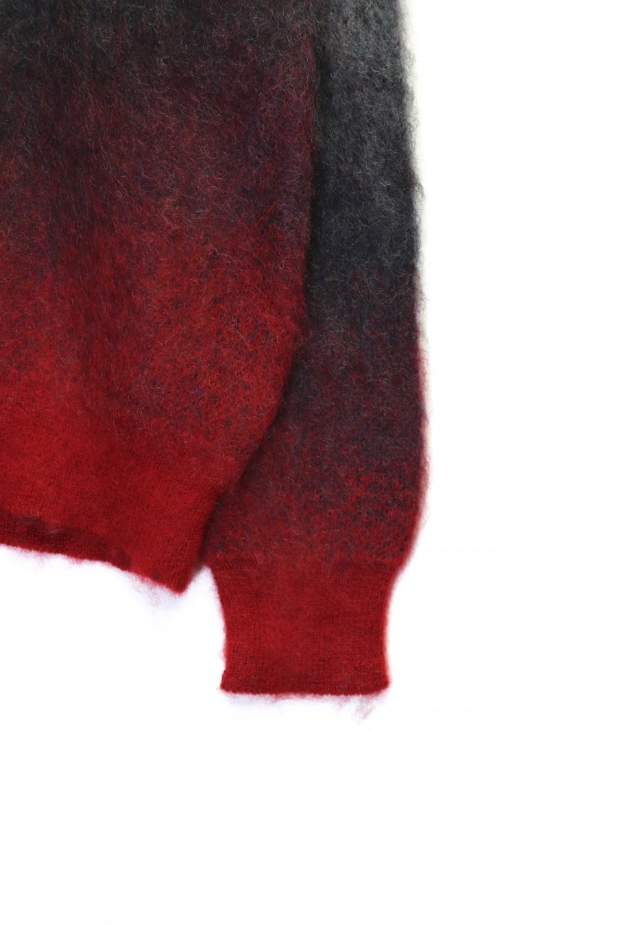 JIGNOTE（ジグノート）のGradation Mohair Knit RED（モヘアニット）の