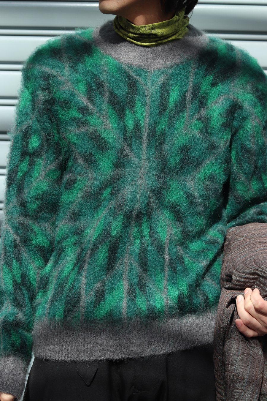 JIGNOTE（ジグノート）の21aw Mohair Knit GREEN（モヘアニット）の通販サイト-大阪 堀江 PALETTE art  alive（パレットアートアライヴ）-