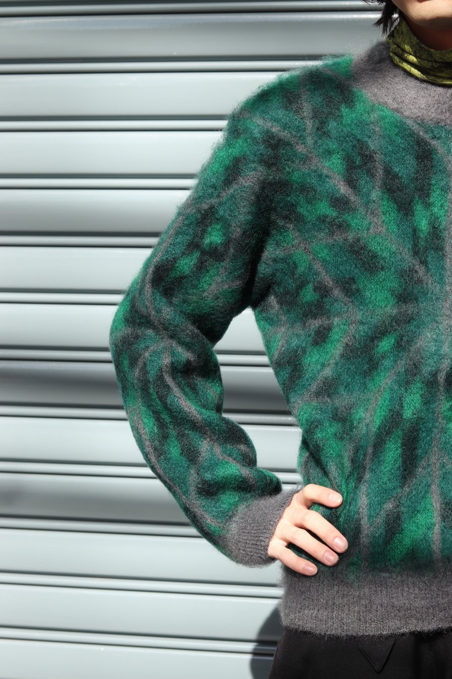 JIGNOTE（ジグノート）の21aw Mohair Knit GREEN（モヘアニット）の通販サイト-大阪 堀江 PALETTE art  alive（パレットアートアライヴ）-