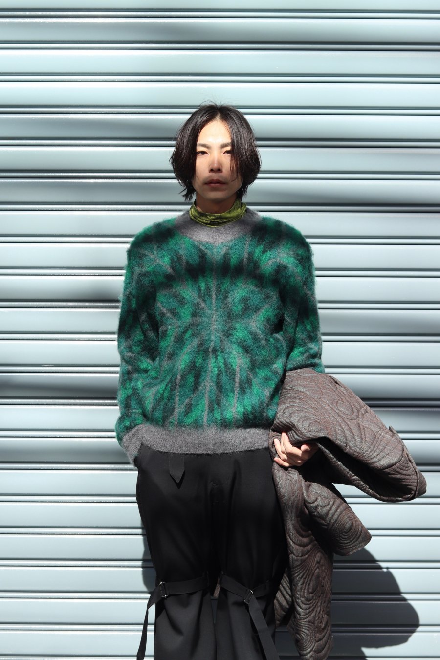 JIGNOTE（ジグノート）の21aw Mohair Knit GREEN（モヘアニット）の通販サイト-大阪 堀江 PALETTE art  alive（パレットアートアライヴ）-