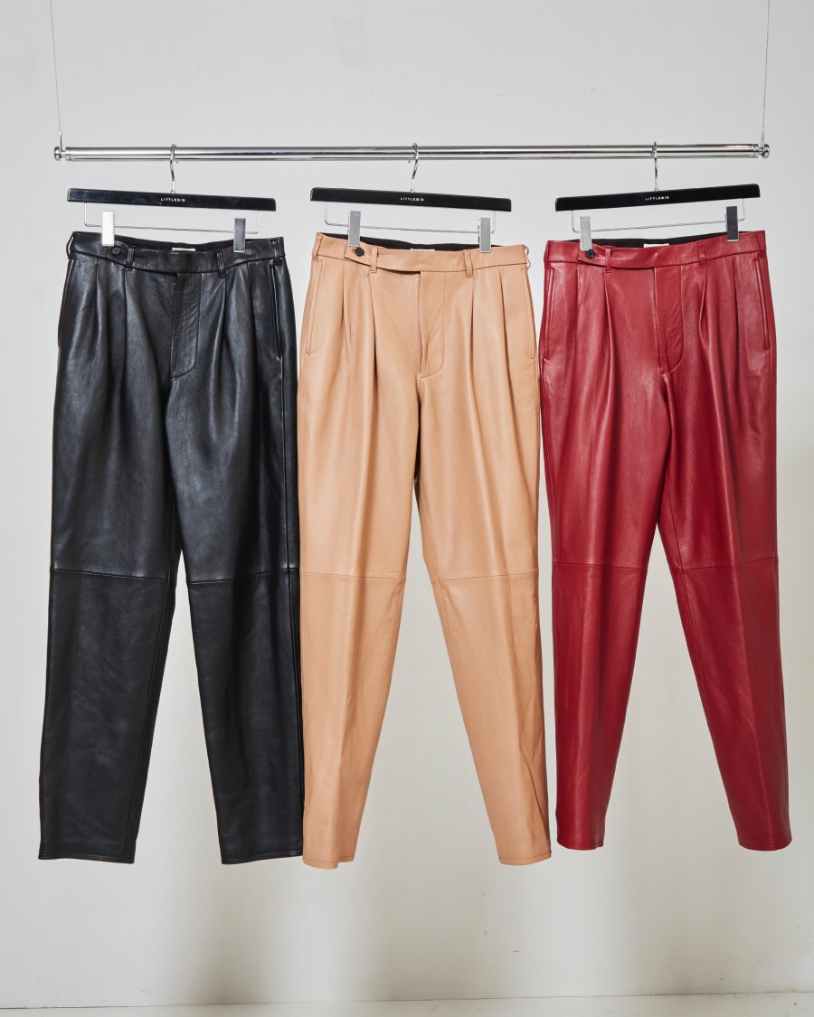 LITTLEBIGリトルビッグのaw Tucked Leather Pantsの通販サイト