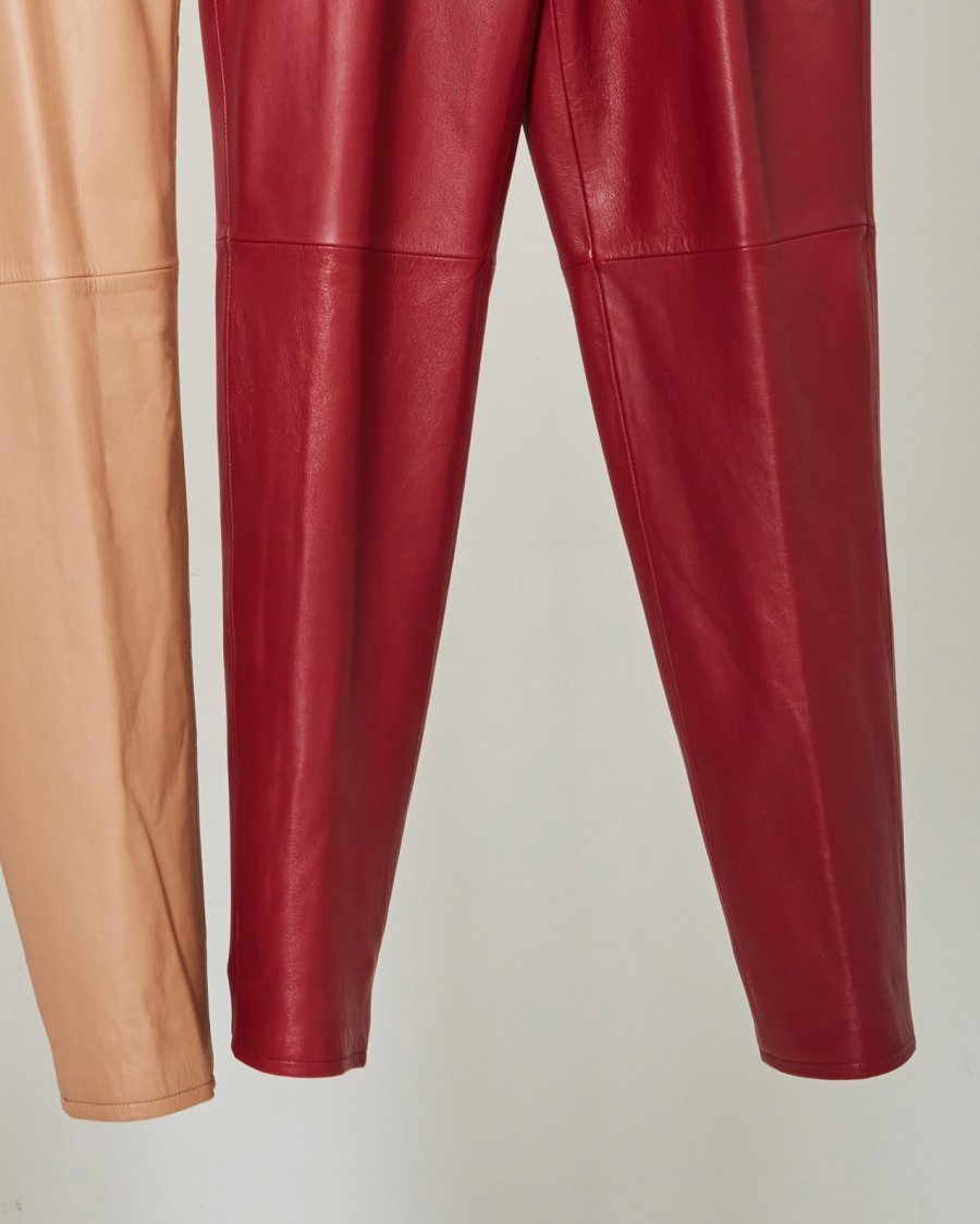 LITTLEBIG（リトルビッグ）の21aw Tucked Leather Pantsの通販サイト-大阪 堀江 PALETTE art  alive（パレットアートアライヴ）-