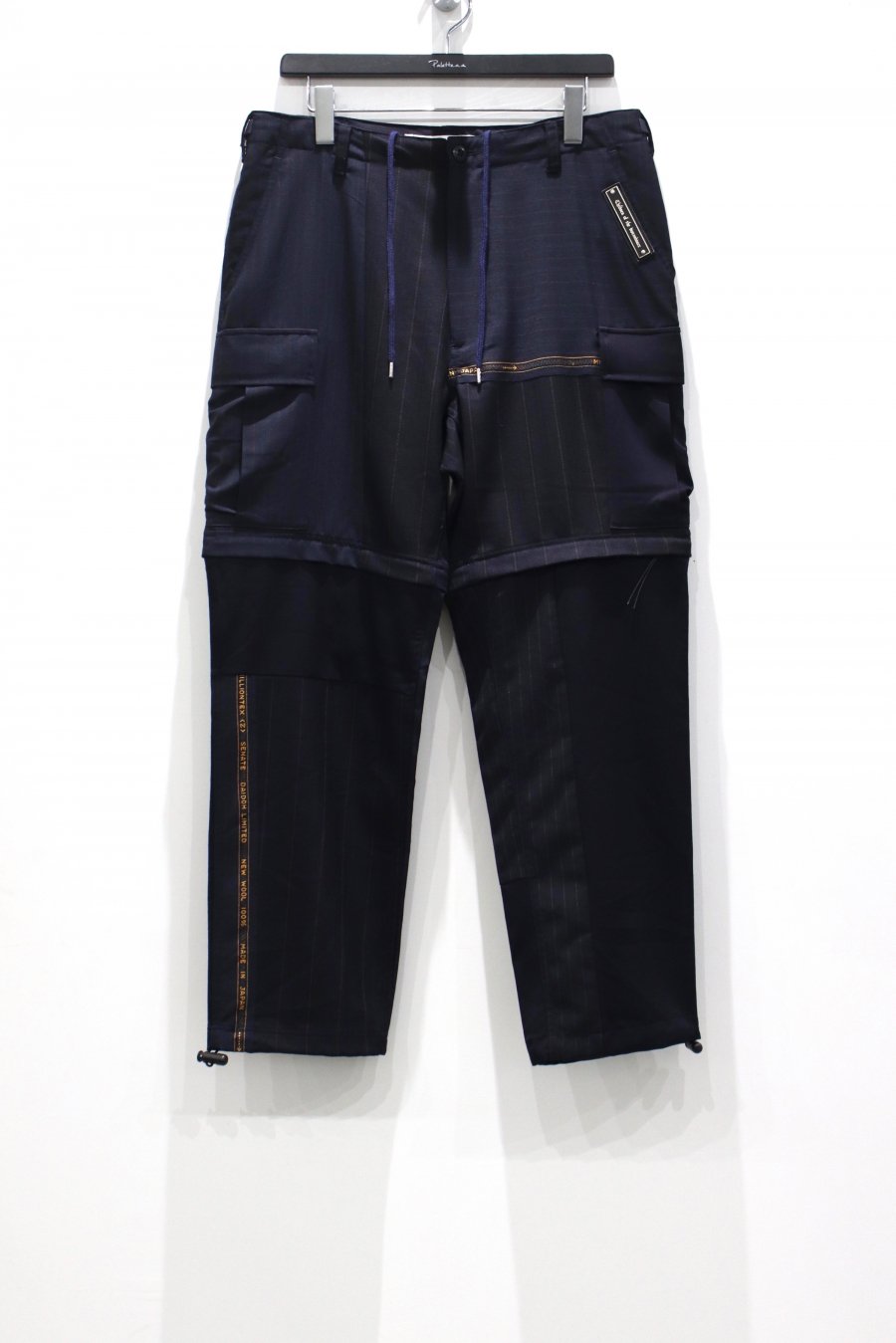 Children of the discordance   DEAD STOCK WOOL PATCHWORK TROUSERS(NAVY)<img class='new_mark_img2' src='https://img.shop-pro.jp/img/new/icons15.gif' style='border:none;display:inline;margin:0px;padding:0px;width:auto;' />
