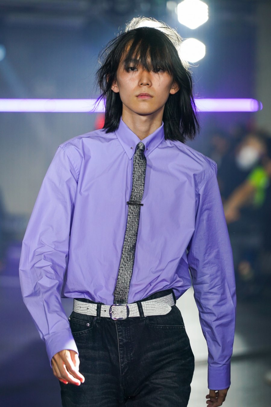 LITTLEBIG（リトルビッグ）のNoise Narrow Tie White or Purple