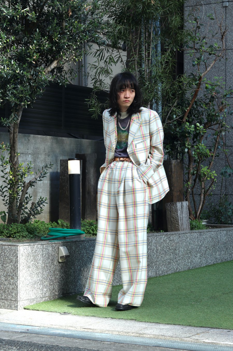 MASU（エムエーエスユー）のPEAKED LAPEL TAILORED JACKET WHITEの通販 