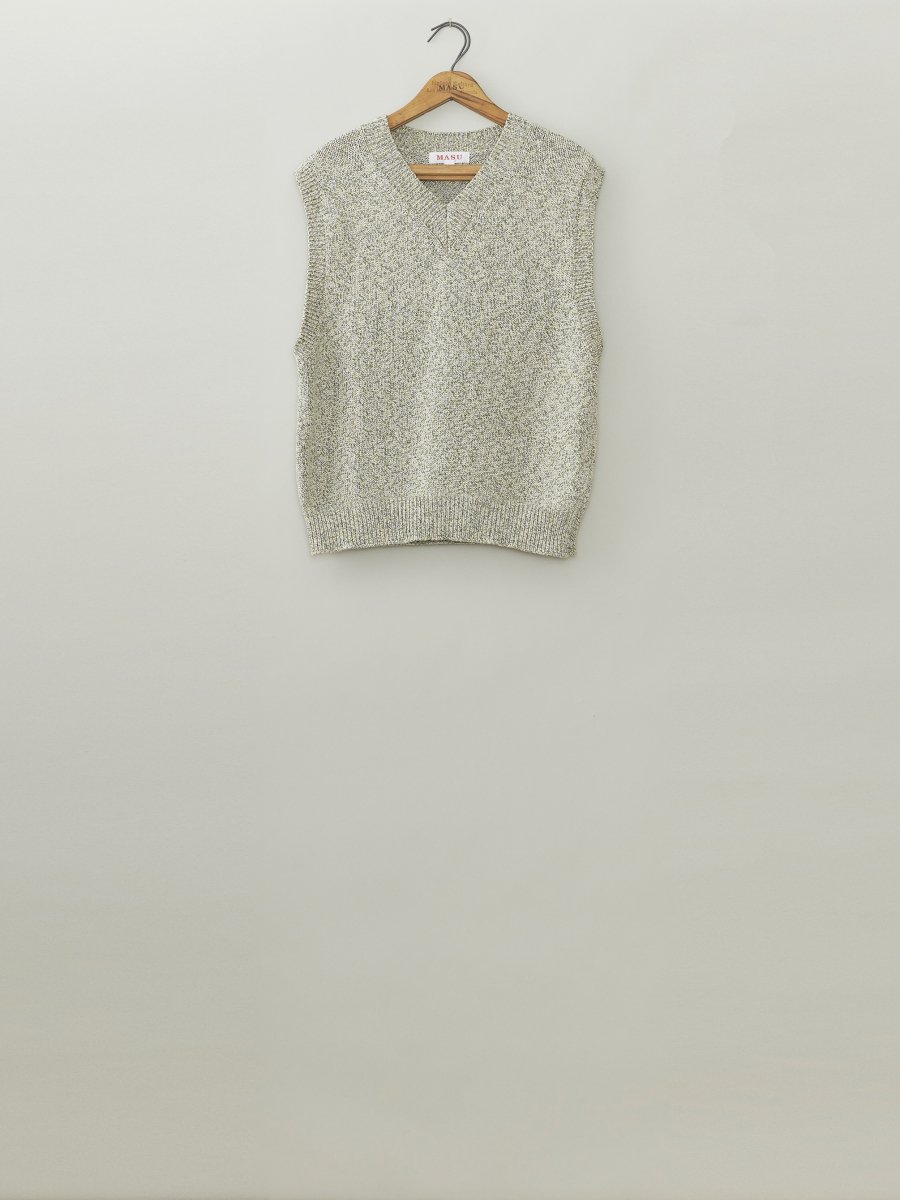 MASU MELANGE V-NECK VEST - JUICY PINK 直販正本 www.fumitsushin.co.jp