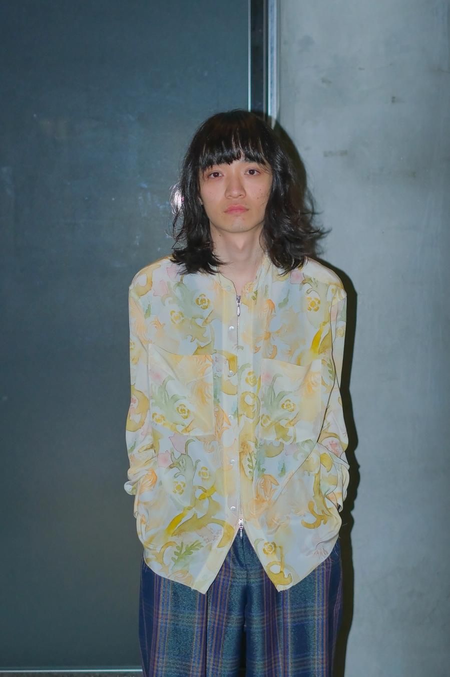 MASU（エムエーエスユー）のGRANNY ZIP-UP SHIRTS WET WHITEの通販 