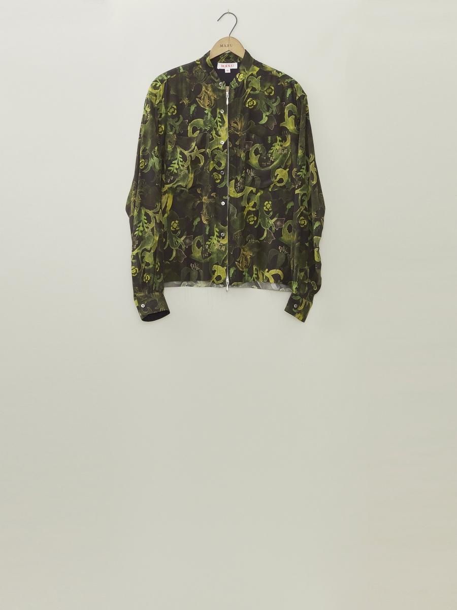 MASU GRANNY ZIP-UP SHIRTS シルクシャツ | gulatilaw.com