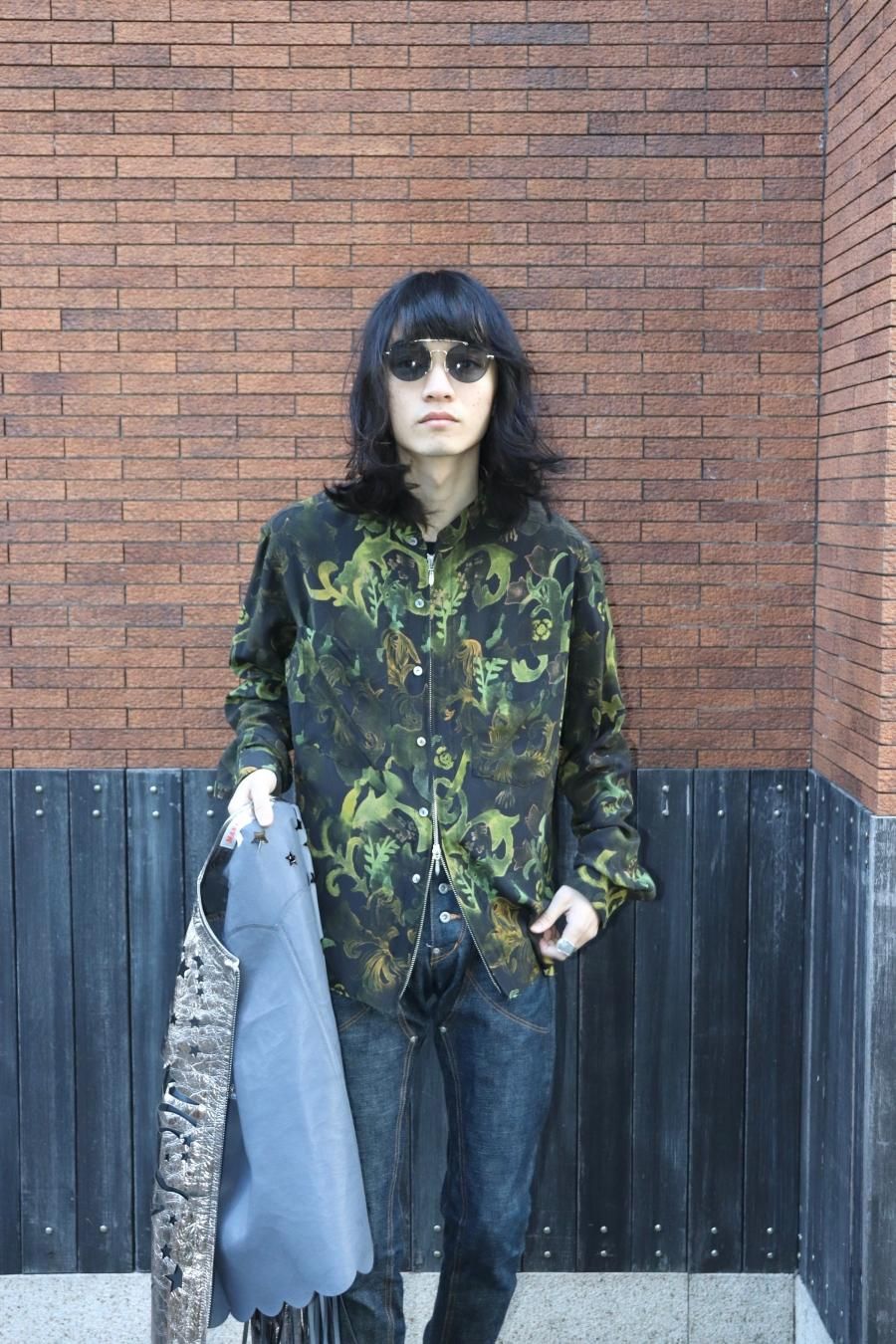 MASU（エムエーエスユー）のGRANNY ZIP-UP SHIRTS WET BLACKの通販 