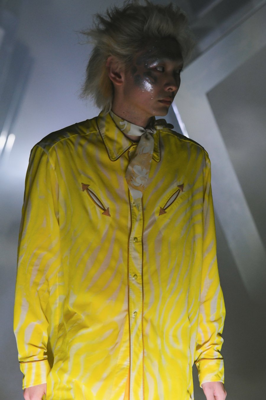 MASU（エムエーエスユー）のSEE THROUGH WESTERN SHIRTS YELLOWの通販サイト-大阪 堀江 PALETTE art  alive（パレットアートアライヴ）-