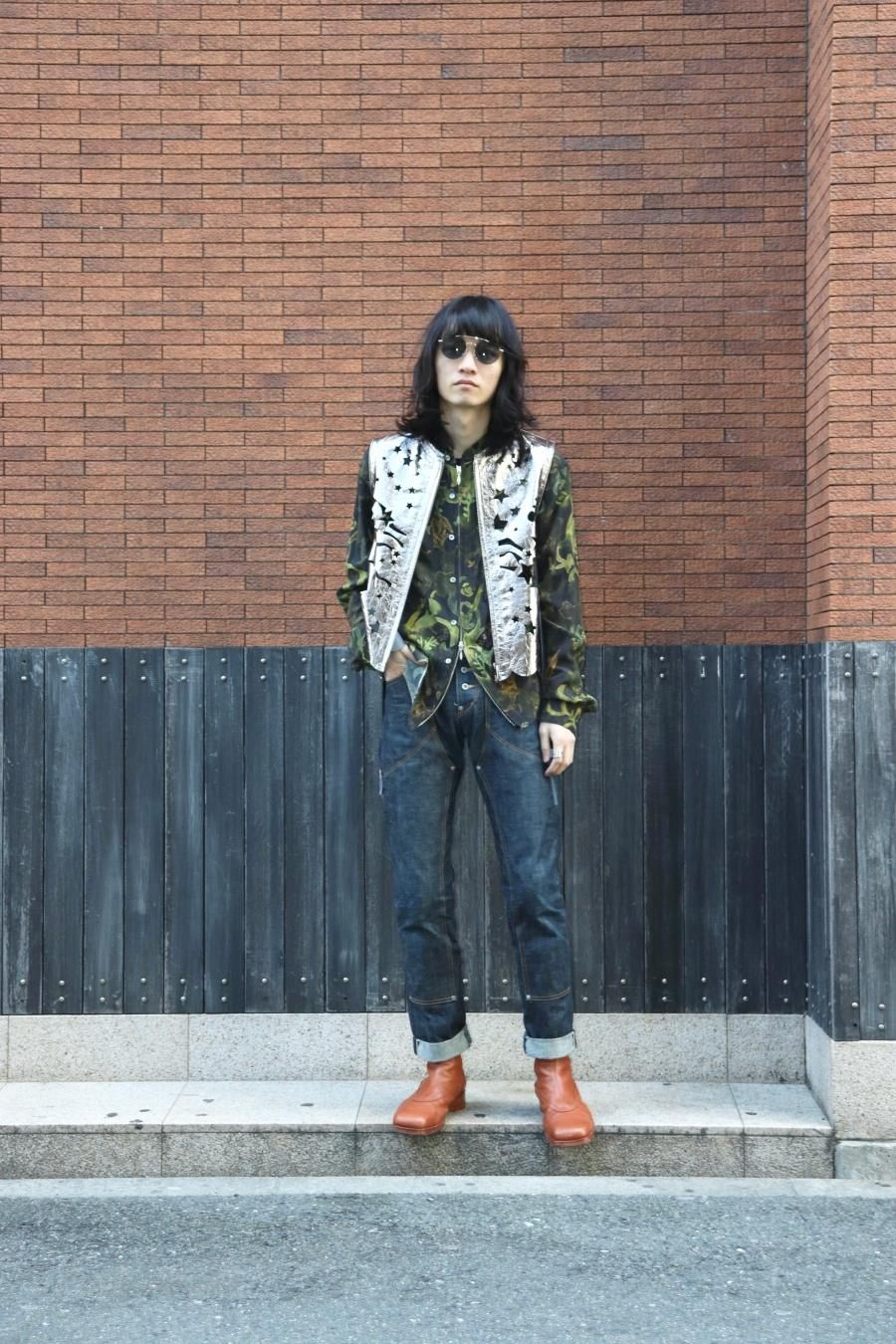 MASU（エムエーエスユー）のDREAM CUTTING LEATHER VEST SILVER