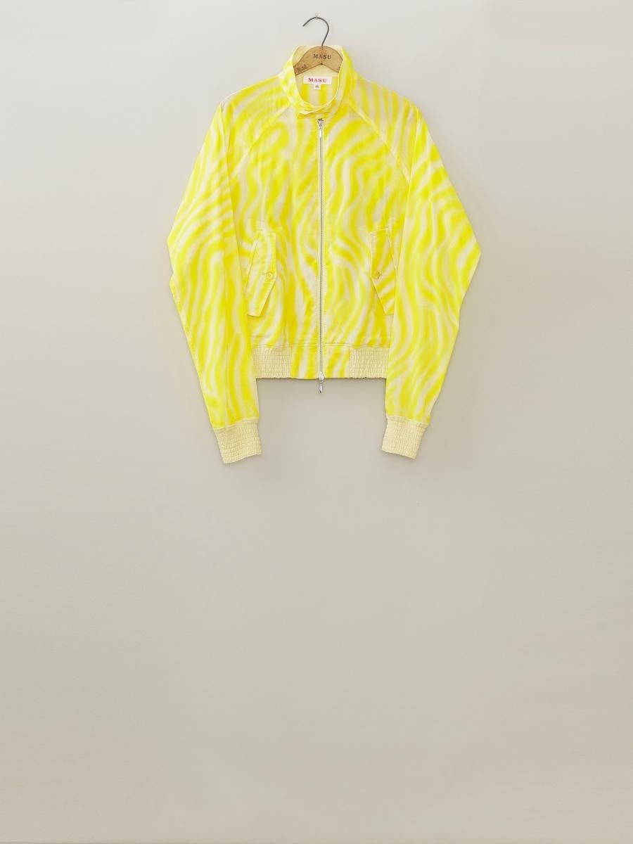 MASU（エムエーエスユー）のSEE THROUGH SPORTS JACKET YELLOWの