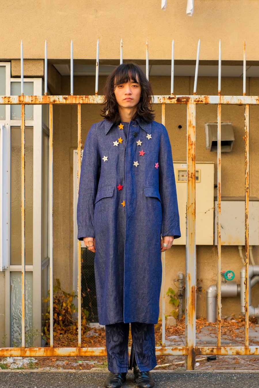 くつろぎカフェタイム MASU 20AW MELANGE TWEED BAL COLLAR COAT | www