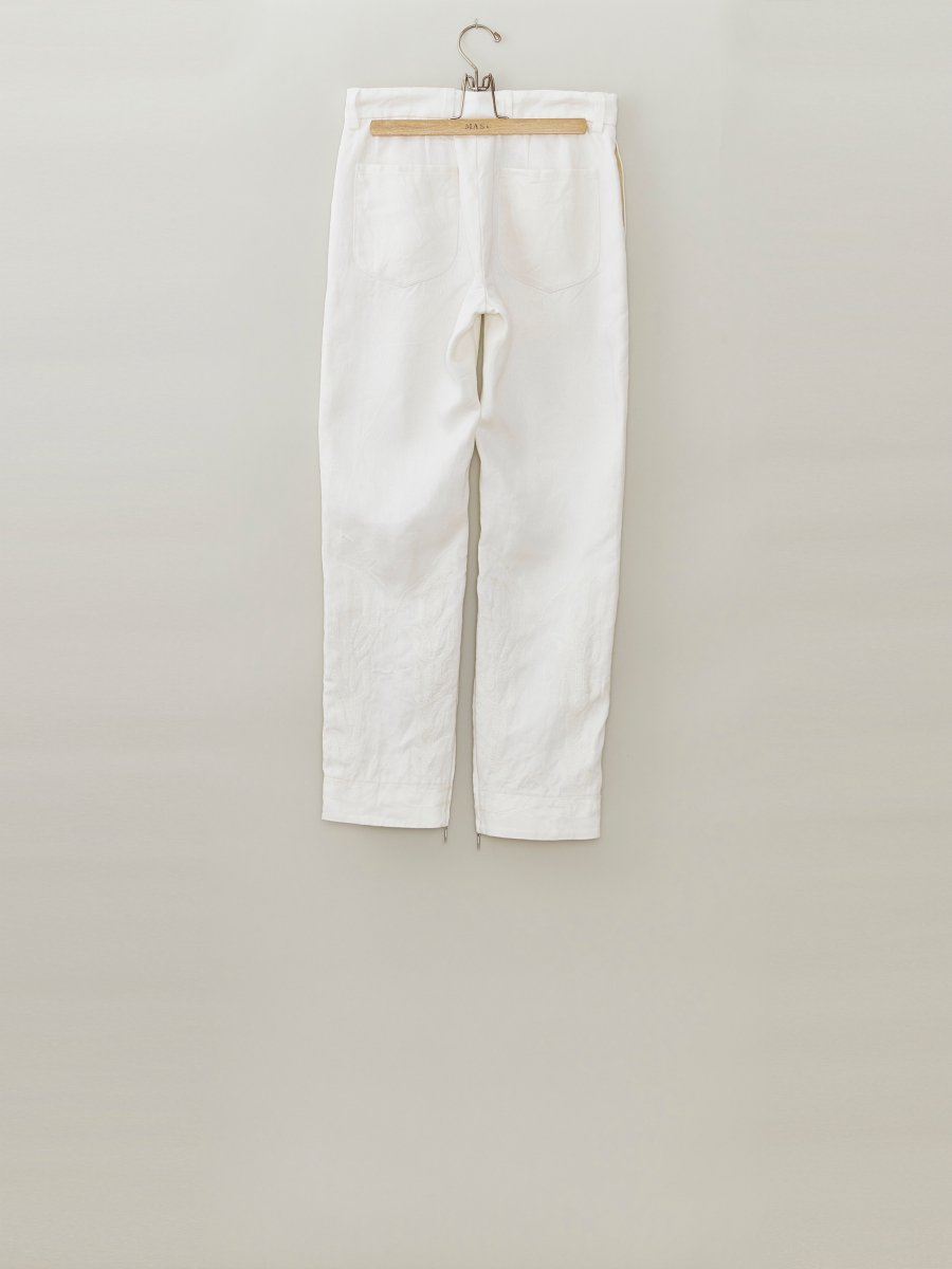 MASU（エムエーエスユー）のEMBROIDERY WESTERN TROUSERS WHITEの通販サイト-大阪 堀江 PALETTE art  alive（パレットアートアライヴ）-