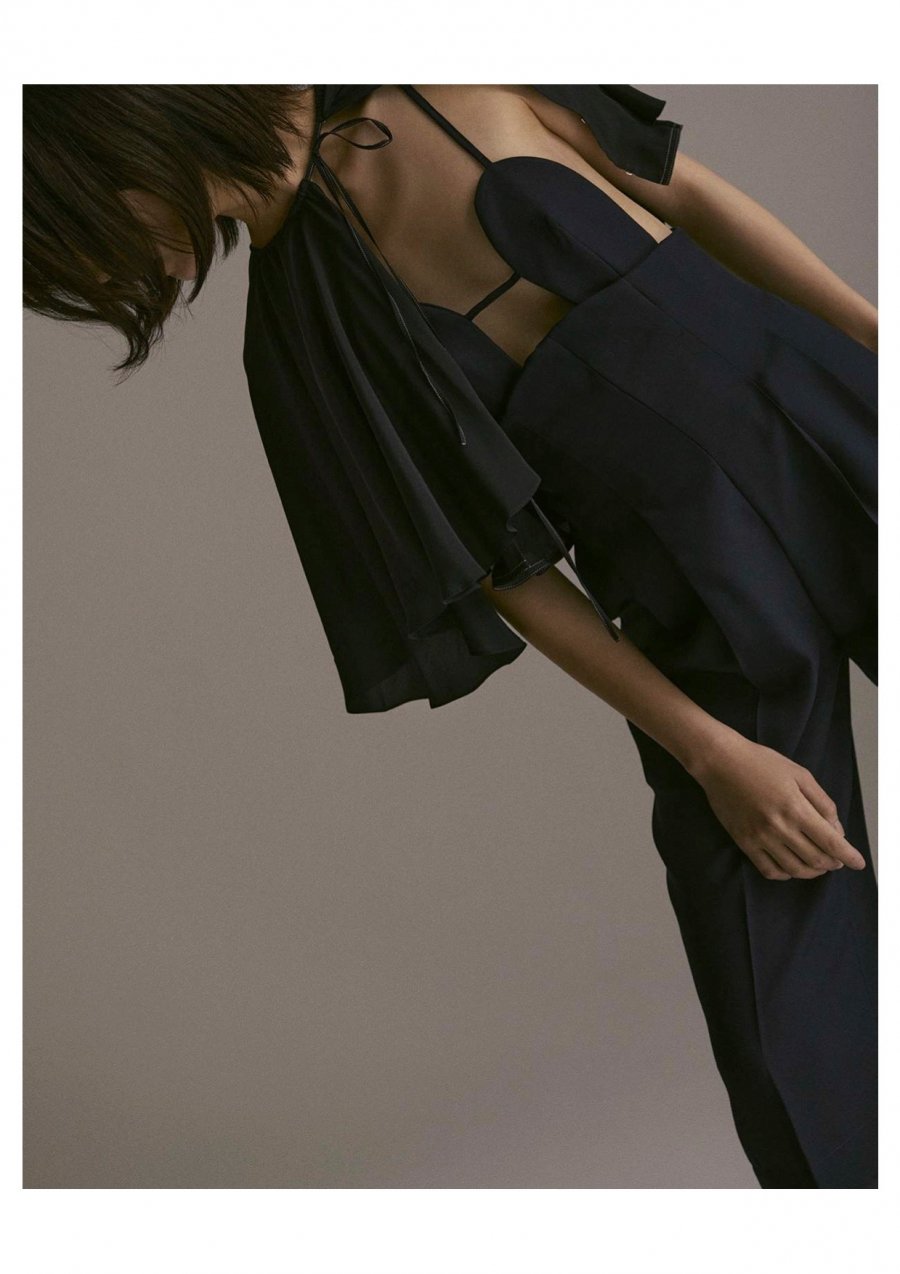 FETICO（フェティコ）のCOMBINED ORGANZA 2WAY BRA JUMPSUITS NAVY