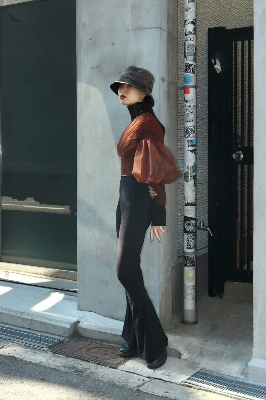 FETICO（フェティコ）のFLARED VELOUR TROUSERS（レギンス）の通販