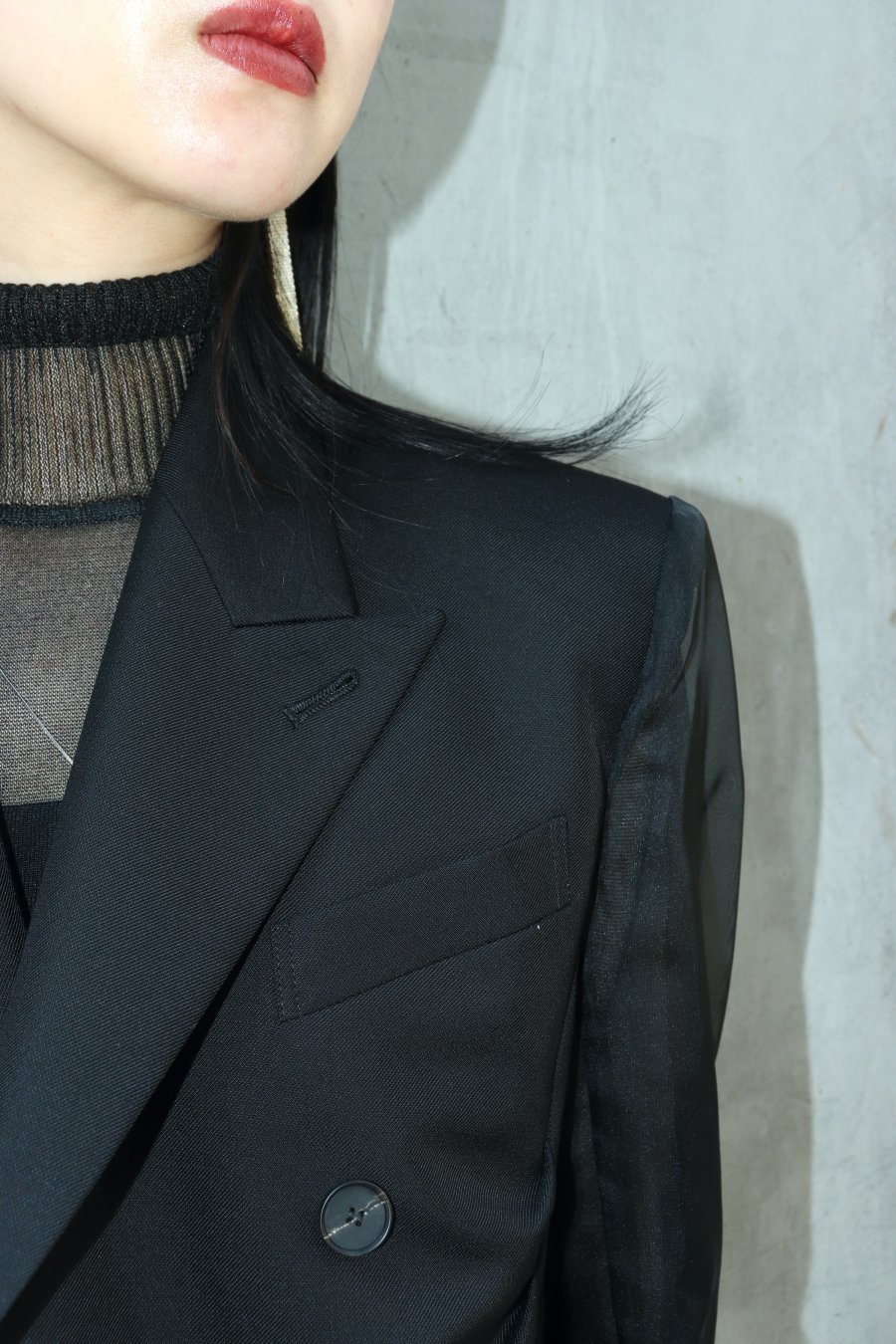 FETICO（フェティコ）のCOMBINED ORGANZA TAILORED JACKET（ジャケット ...