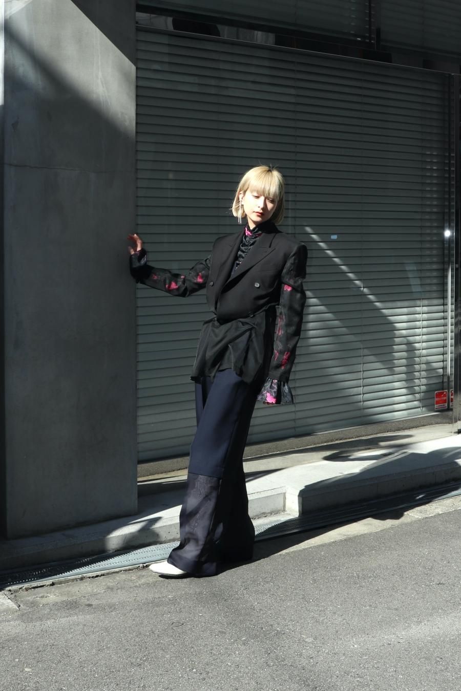 FETICO（フェティコ）のCOMBINED ORGANZA TAILORED JACKET（ジャケット