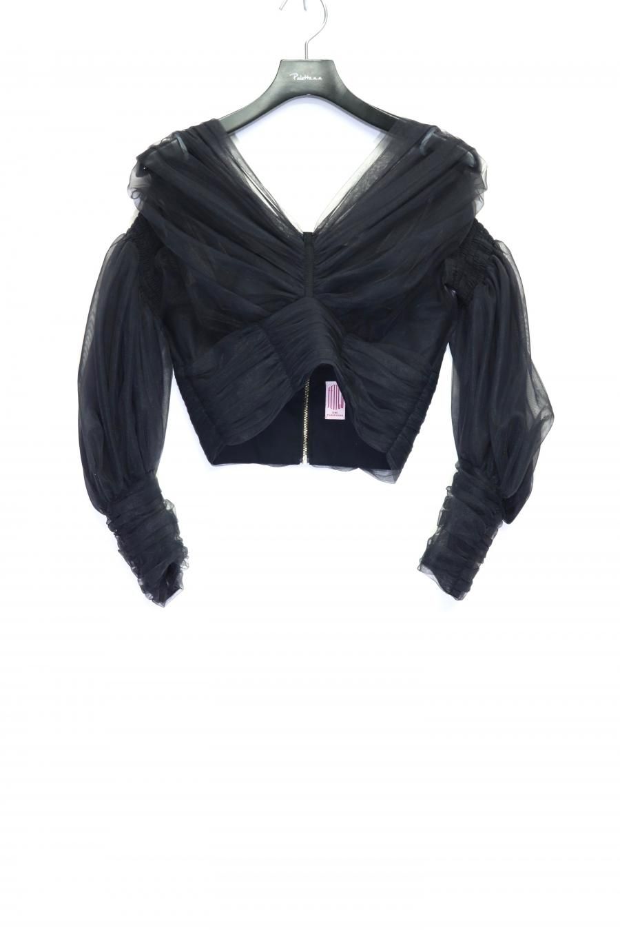 フェティコ FETICO MUTTON SLEEVE TULLE BLOUSE | www.innoveering.net