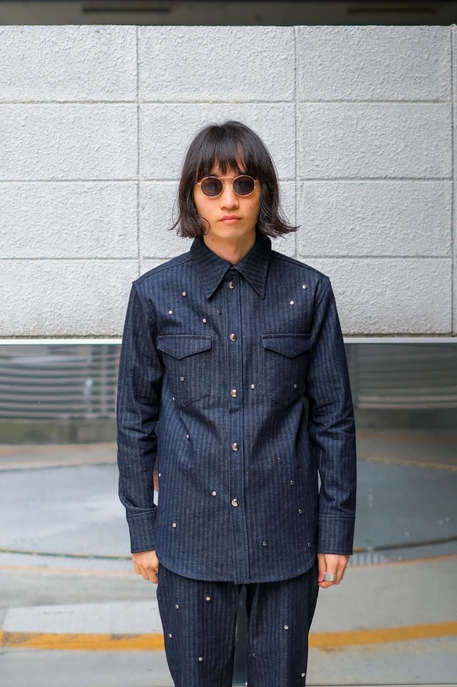 MASU 22SS STARDUST DENIM SHIRTS22SS - thedesignminds.com